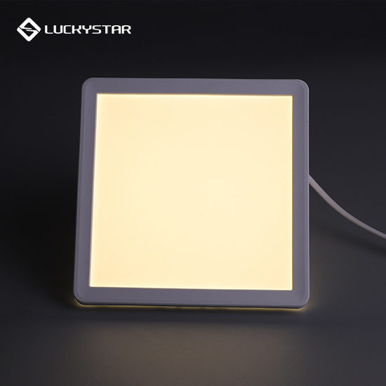 LUCKYSTAR New Design Super bright Hot sale fixture square IP20 12w OEM ODM  simply living room modern led ceiling light