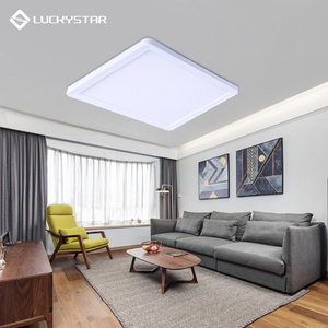 LUCKYSTAR New Design Super bright Hot sale fixture square IP20 12w OEM ODM  simply living room modern led ceiling light