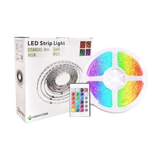 Smart RGB LED Lights with remote controller colour change Waterproof SMD 5050 DC12V Led Lighting Flexible Led Strip Light