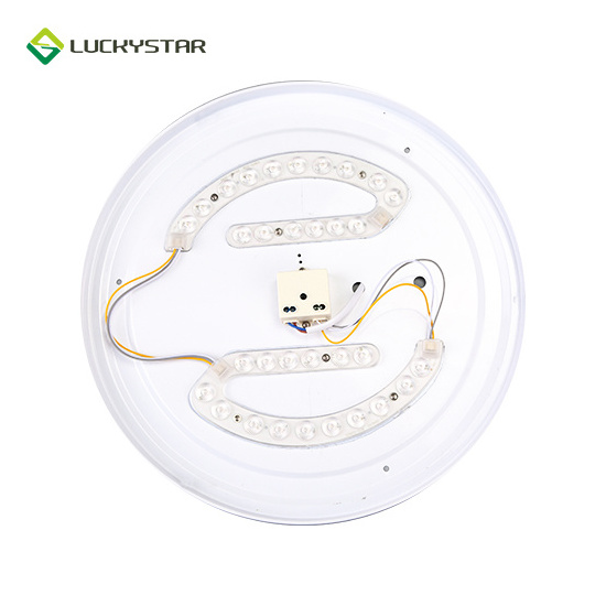 home ceiling lighting Round  Surface Mounted  22W 3000K 4000K 6500K led flat panel  lamp fixtures with Fabric shell