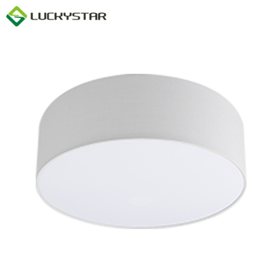 Higt Quality Indoor Lighting Fixtures Round Lamp 22W CCT remote control Ceiling Surface Mounted led ceiling light with Fabric la