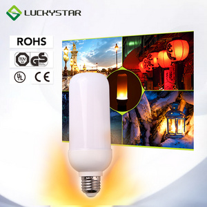 3w led flickering flame fire effect bulb light e27