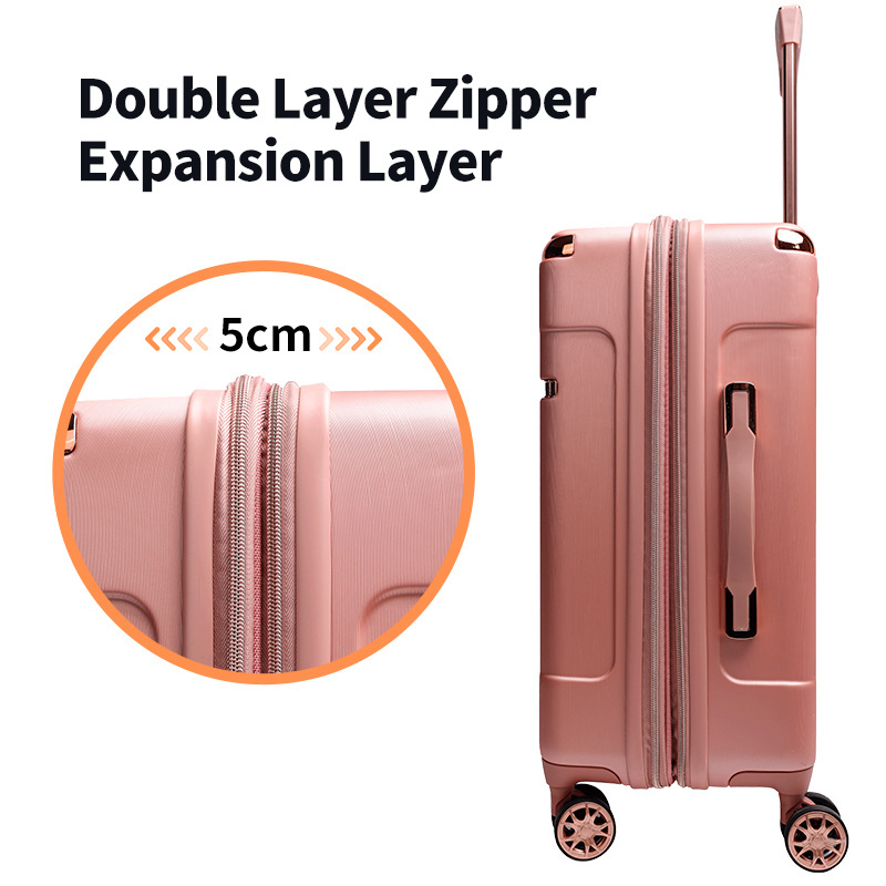 hot sale Large box with small bag carry-on luggage 3 pcs trolley travel suitcase Expandable Combination Box sturdy and durable