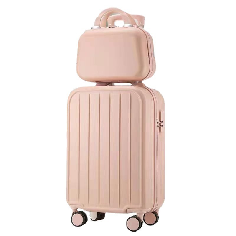 Art painting set suitcase travel bags and 2pcs luggage set mini professional makeup kits toiletry bags suitcase candy box