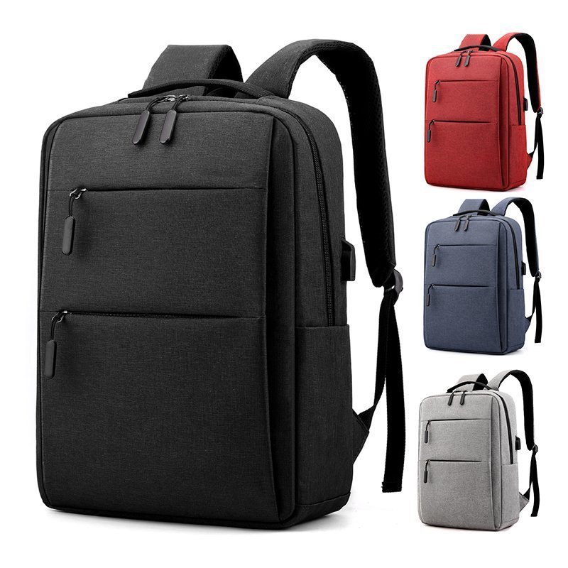 Custom Logo Multifunctional Waterproof Business Backpack for Men with Anti-theft USB Charger Port Zipper Closure