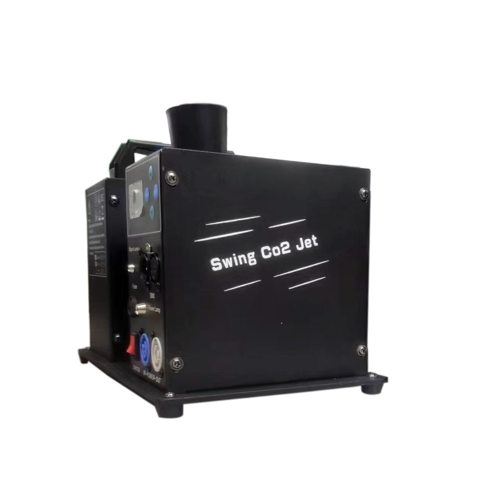 Professional Swing Co2 Jet Machine With 180 degree Moving Head For Disco Party Concert Bar Club Cryo Smoke Effect Machine