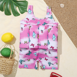 swimsuit with attached float for kids Swimsuit Buoyancy Aid Vest Safety Boys Girls Drifting Surfing Vest Floating for Kids Swim