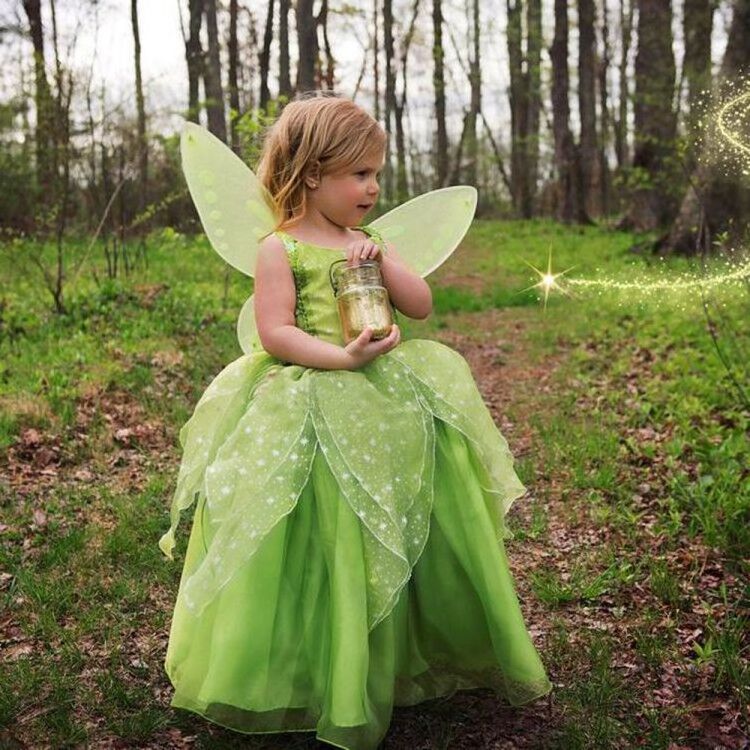 3-10 Years Fairy Princess Holiday Dress Kids Costume Carnival Birthday Kids girls Halloween Christmas Children TV movie costume