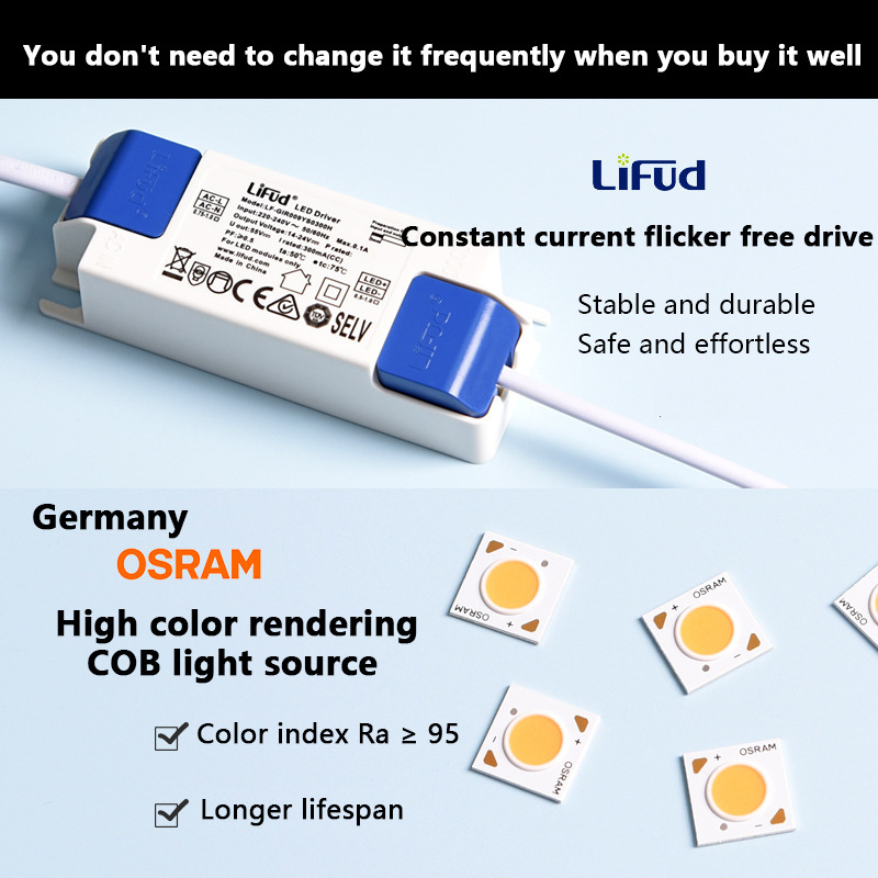 New Design Ceiling Embedded Decorative LED Downlight for Corridor Aisle Lighting 4W 6W 10W LED Gypsum Down Light