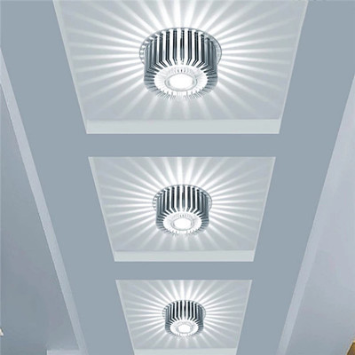 Modern LED Ceiling Light 3W RGB Art Decoration LED Ceiling Porch Lights