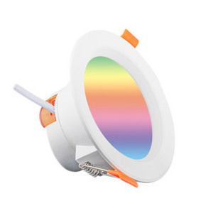 4 Inch Round RGB Recessed Ceiling Color Changing APP Control WIFI LED Bulb Smart Downlight wifi downlight