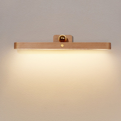 Wooden IP44 Bathroom Wall Light For Bedroom Cabinet Lamp Indoor Mirror LED Light