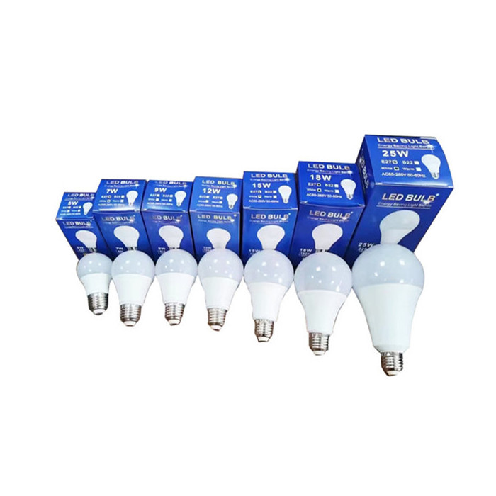 A Bulb B22 E26 E27 Spare Parts Raw Material SKD Light Bulb 3W 5W 7W 9W 12W 15W 18W 25W Led Bulb