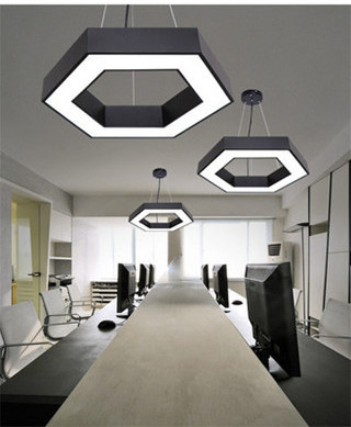 Modern Ceiling Office LED Pendant Lamp Office Reception Lobby Gym LED Ceiling Light