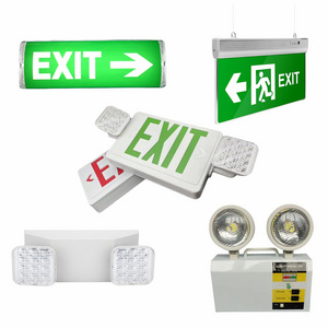 Battery Backup Rechargeable Safety Exit Sign Emergency Exit Light