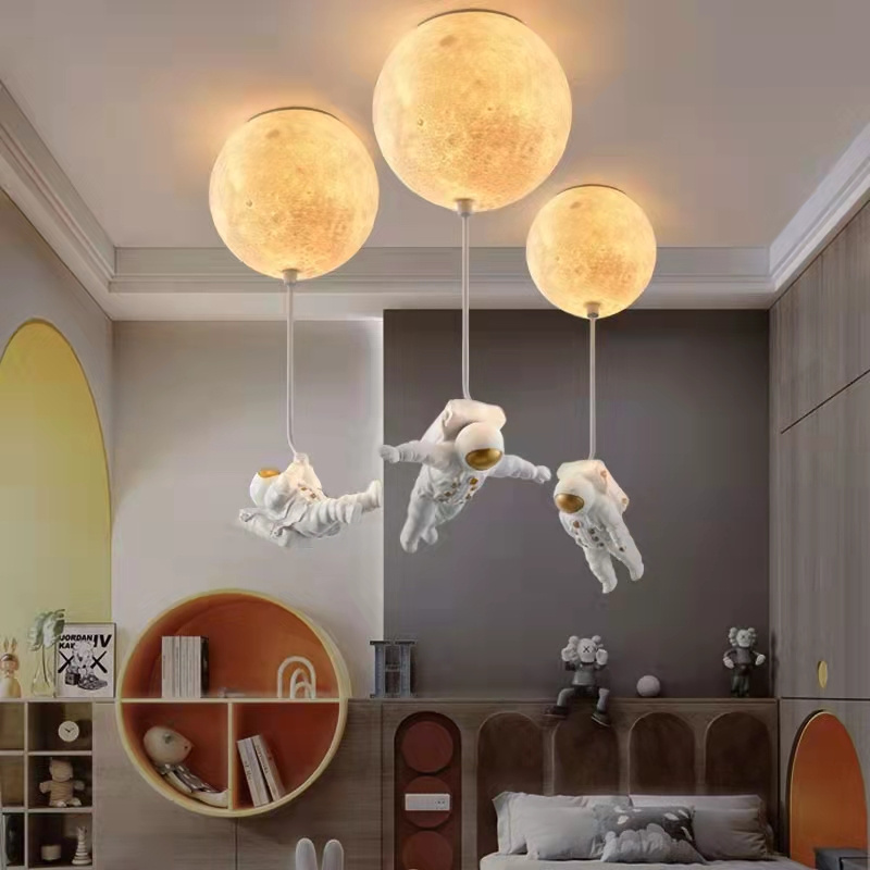 Airplane Boy Living Room Children Room Ceiling Lamps Creative Kids Bedroom Chandelier Cartoon Ceiling Light