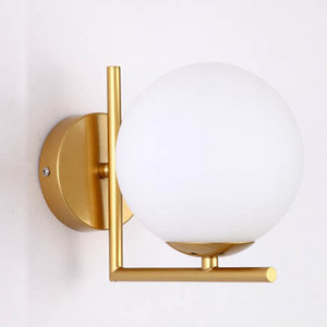 New Ball Shaped Wall Light Fixture Sconce Lamp Lampshade Decor Wall Glass Lighting