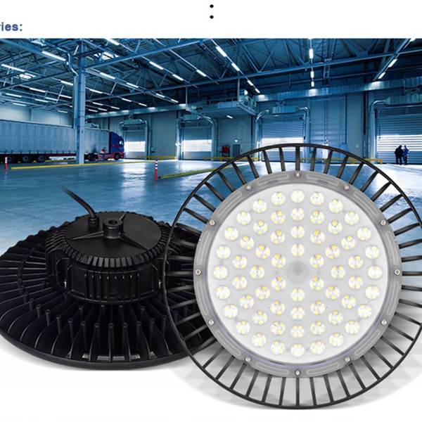 Industrial Commercial Lighting Warehouse Workshop Ceiling Light 100W 150W 200W UFO LED High Bay Light