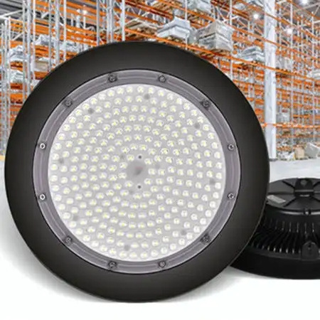 Industrial Commercial Lighting Warehouse Workshop Ceiling Light 100W 150W 200W UFO LED High Bay Light