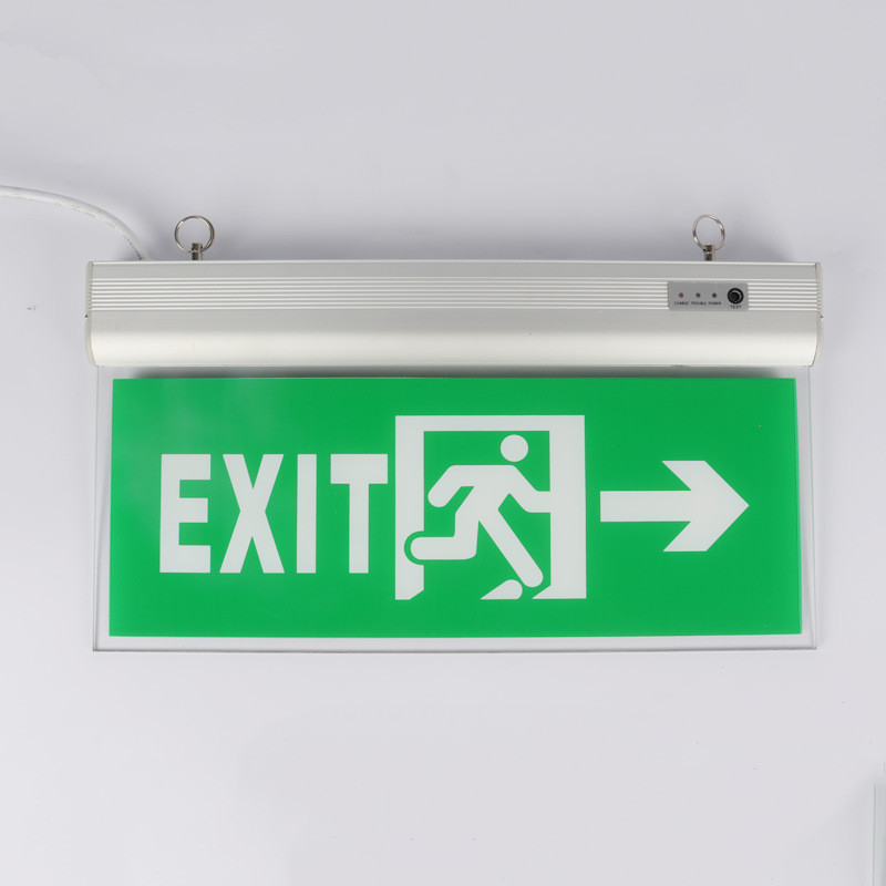 Fire Escape Chain Led Emergency Indicator Light Exit Sign