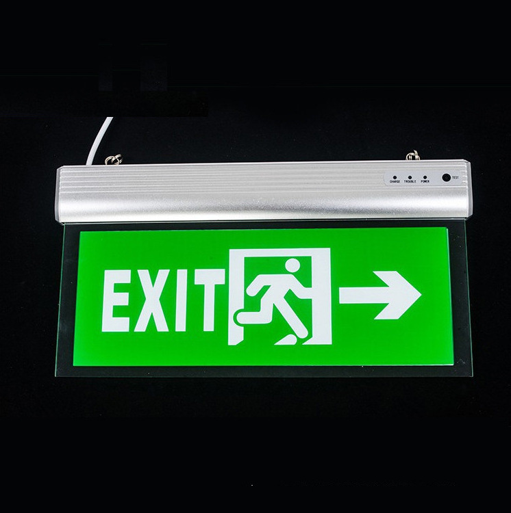 Fire Escape Chain Led Emergency Indicator Light Exit Sign