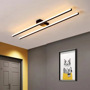 Modern Corridor Long Strip LED Ceiling Light Aisle Entryway Home Decorative Lighting Nordic Long LED Ceiling Light