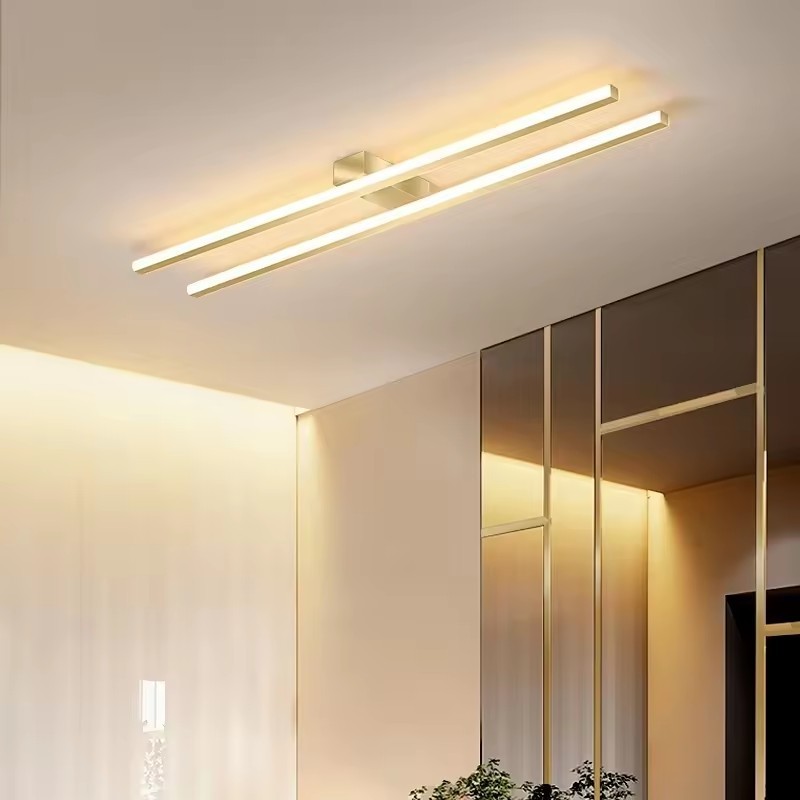 Modern Corridor Long Strip LED Ceiling Light Aisle Entryway Home Decorative Lighting Nordic Long LED Ceiling Light