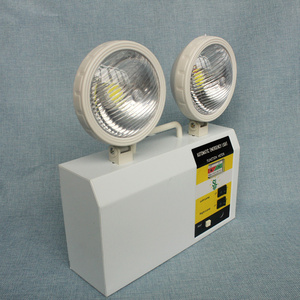 Factory Price Rechargeable 6W Twin Spot Light Exit Double Head LED Emergency Light