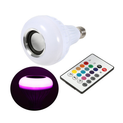 B22 E26 E27 Smart Wireless Blue Tooth Speaker Bulb WiFi Remote Control RGB Music LED Bulb