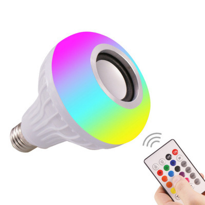 B22 E26 E27 Smart Wireless Blue Tooth Speaker Bulb WiFi Remote Control RGB Music LED Bulb