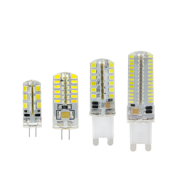 12V 24V 110V 220V Mini Silicone COB SMD G9 G4 Led Lamp 1W 1.5W 2W 3W Led Bulb G4