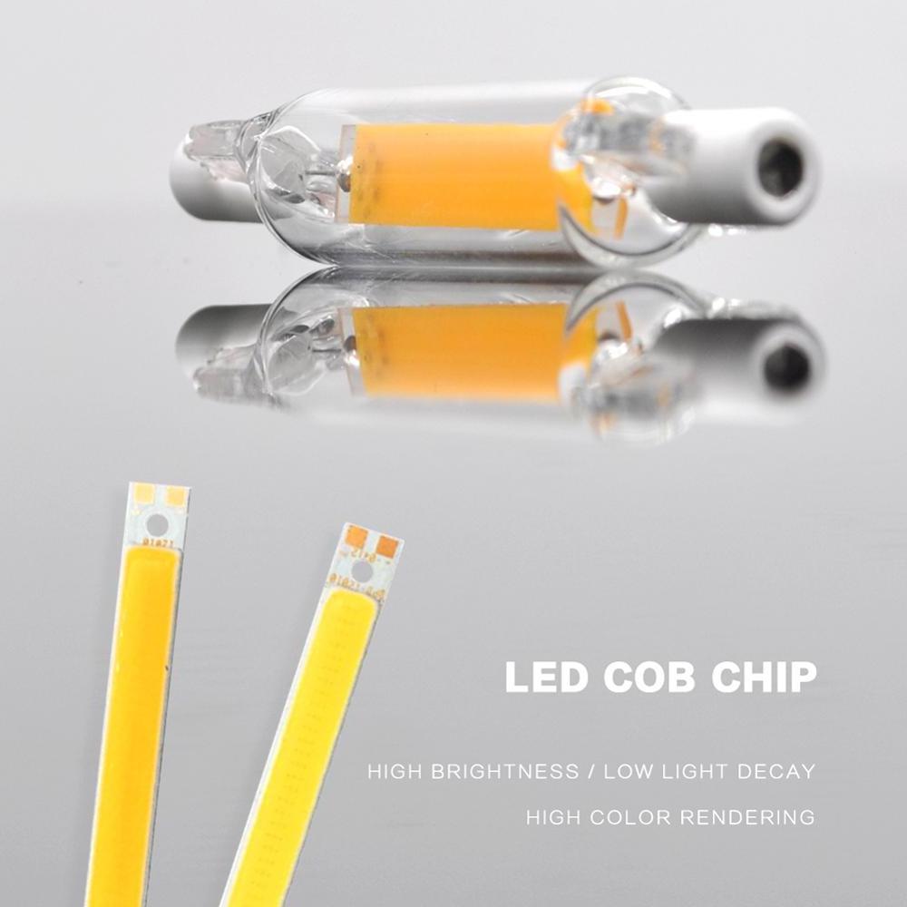 LED R7S Glass Tube COB Bulb 78MM 8W 118MM 13W R7S Corn Lamp J78 J118 Replace Halogen Light 50W 90W AC 220V 230V