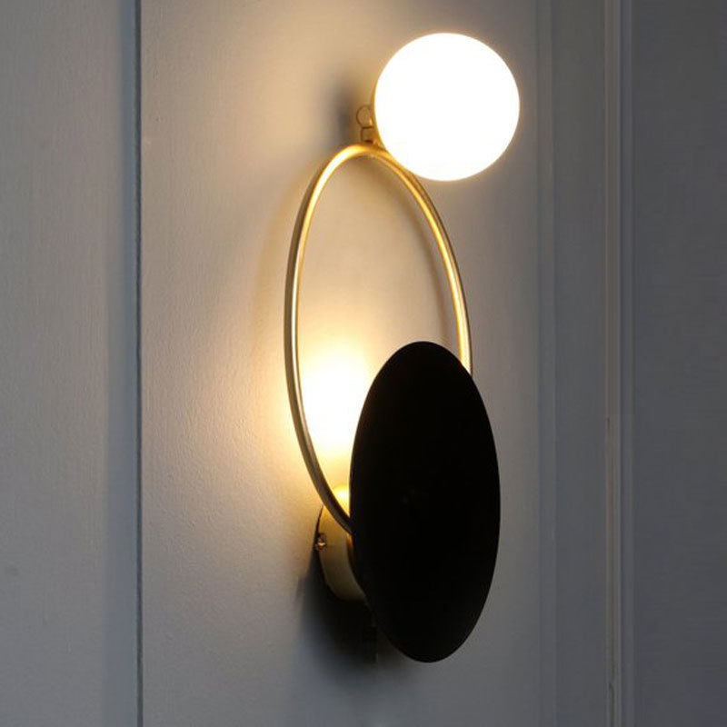 Nordic Art Decor Postmodern Wall Light Bedroom Bedside LED Sconce G4 Bulb Living Room LED Wall Lamp