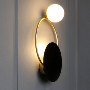 Nordic Art Decor Postmodern Wall Light Bedroom Bedside LED Sconce G4 Bulb Living Room LED Wall Lamp