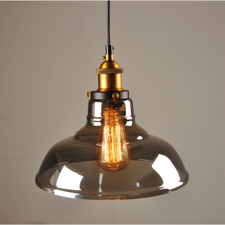 Kitchen Creative Retro Ceiling Chandelier for Home Bar Vintage Hanging Glass Pendant Lamp Fixtures