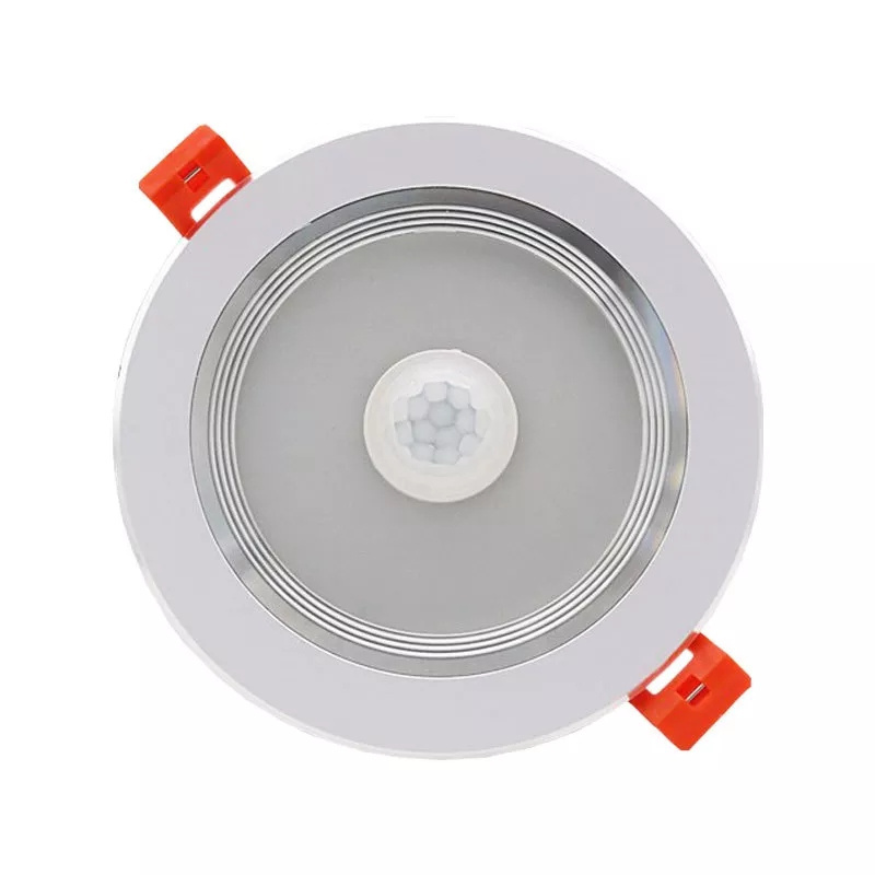 PIR Motion Sensor LED Downlight 5W 7W 9W Round Recessed Mount Infrared Down Lights