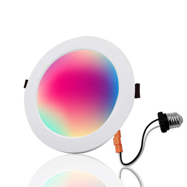 4 Inch Round RGB Recessed Ceiling Color Changing APP Control WIFI LED Bulb Smart Downlight wifi downlight