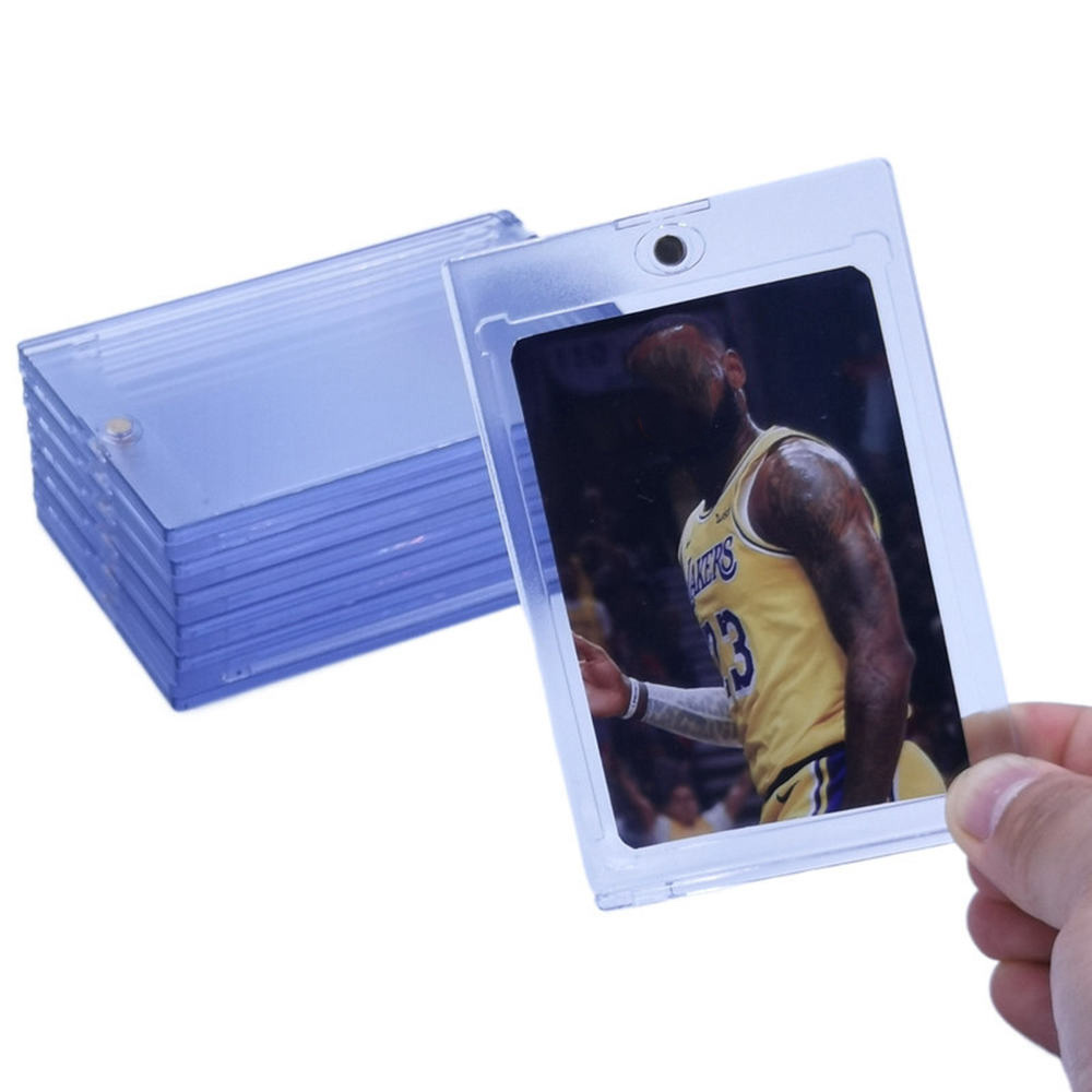 35Pt One Touch Magnetic Card Holder for Baseball, Basketball, Hockey, Sportscards, Gaming & Trading Cards Collecting Supplies