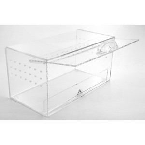 Factory Custom Acrylic Reptile Tank Clear Acrylic Pet Habitat Stackable Showcase Breeder Box Insect Reptile