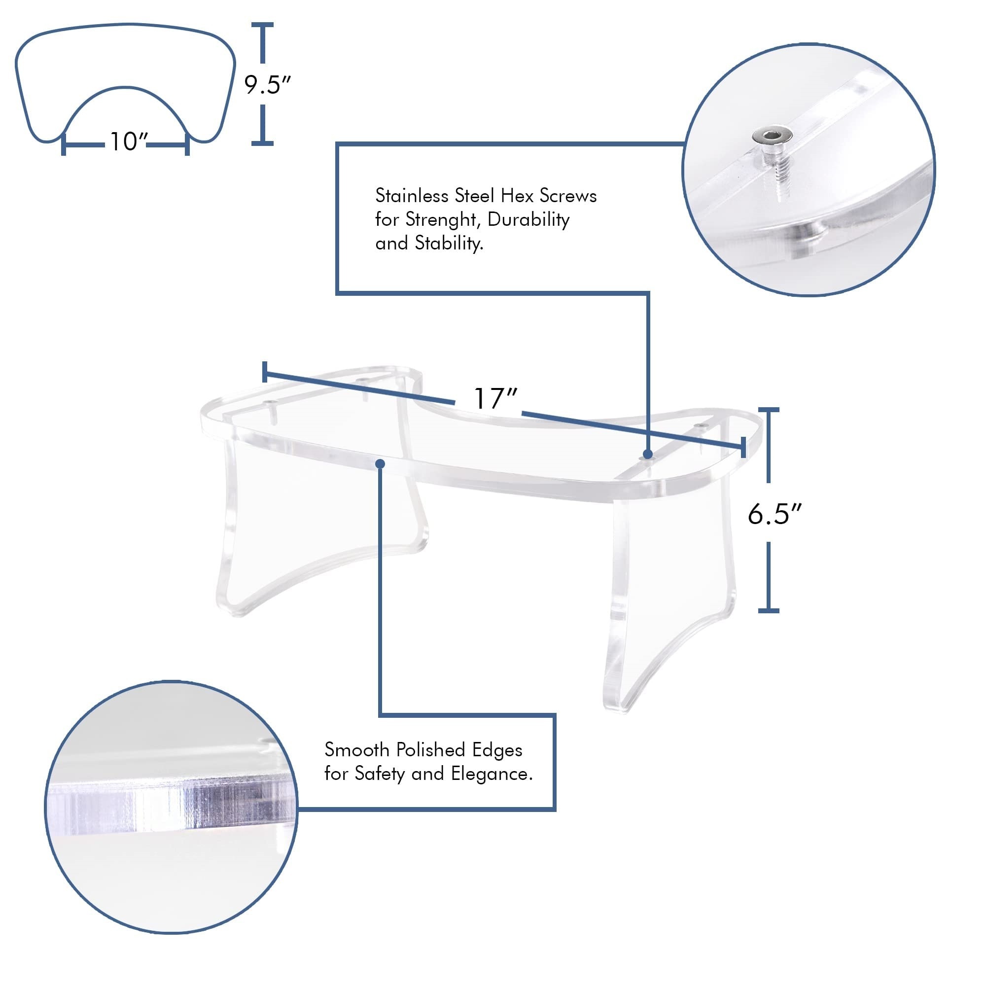 Factory Custom Foldable Acrylic Toilet Foot Stool Acrylic Kids Toilet Seat With Steps For Sale