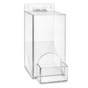 Tabletop Acrylic Shoe Covers Gloves Hairnets Earplugs Storage Dispenser Wall Mounted Acrylic Earplug Dispenser