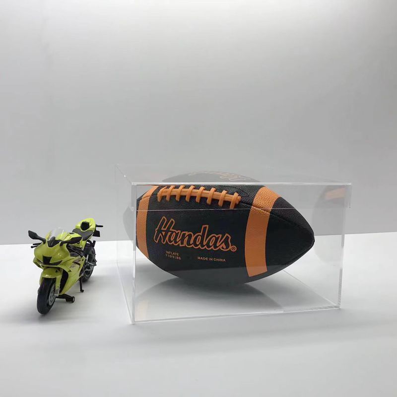 13 Years Experience Factory Desktop High Transparency Clear Acrylic Helmet Football Basketball Display Stand