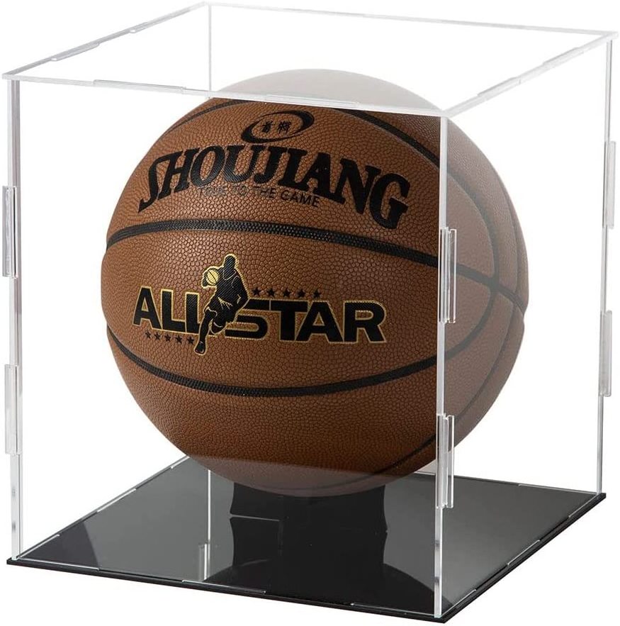 13 Years Experience Factory Desktop High Transparency Clear Acrylic Helmet Football Basketball Display Stand