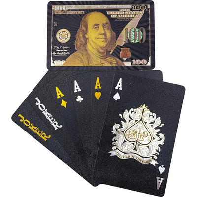 Personalized Spanish Playing Cards Front and Back Printing Plastic Gold Stamping Poker Cards