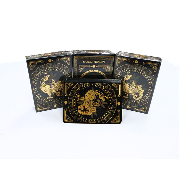 Custom Back Gold Playing Cards Foil Stamping Upscale Paper Poker Adult Golden Poker Card Game