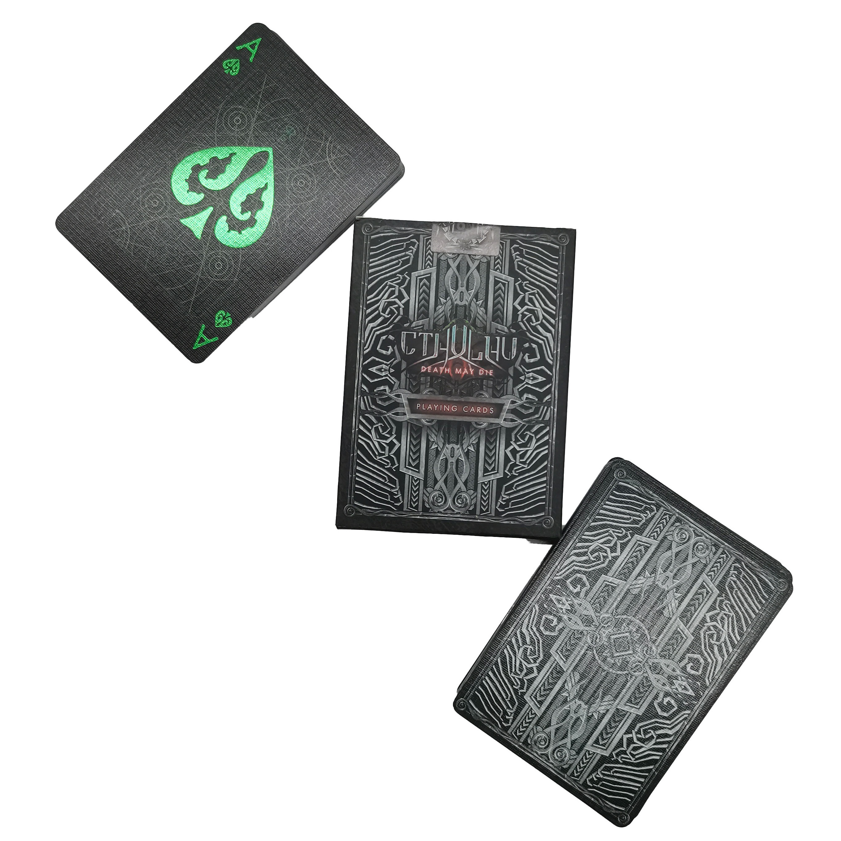 Best quality playing cards 310g black core paper Professional Casino Poker Playing Cards