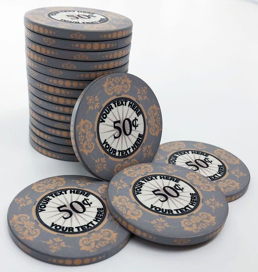 Professional Custom Cheap gambling games logo casino ceramic poker chips  manufacturers