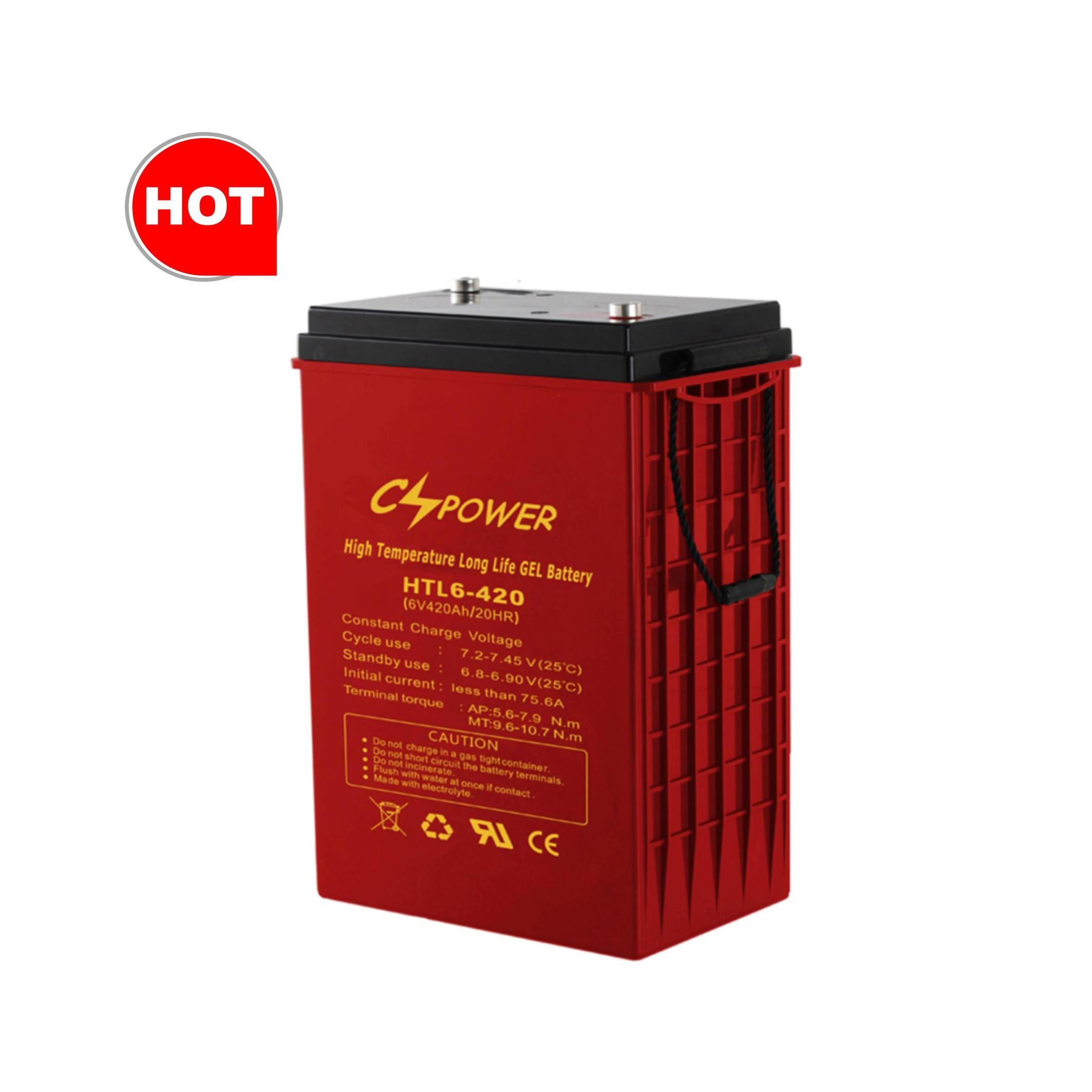 Best Quality Rechargeable Lead Acid Deep Cycle Gel 6V 420Ah Trojan Battery L16