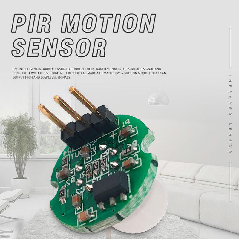 Pir Human Body Motion Sensor Detector Infrared Motion Position Sensor Lighting Control DC3.7V-22V