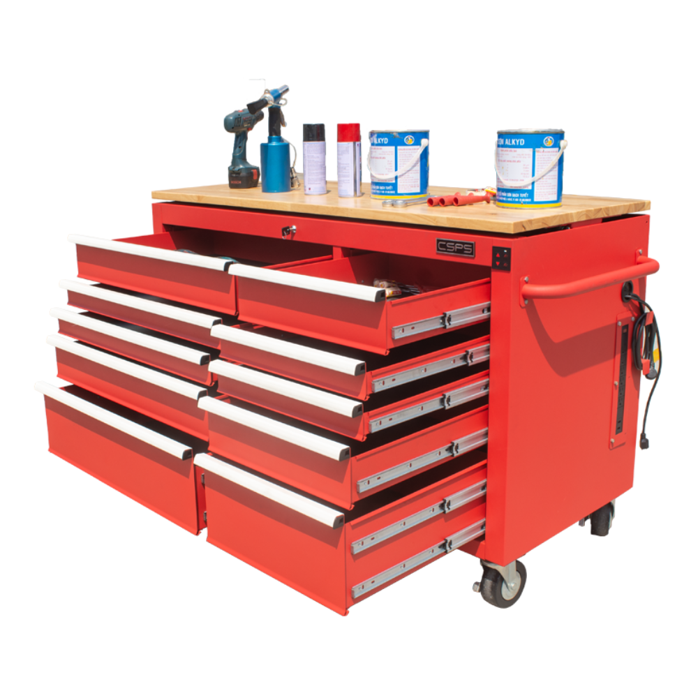 Tool Cabinet For Mechanic Garage Heavy Duty Workshop Workbench Rolling Tool Set Tool Cart High Quality Storehouse